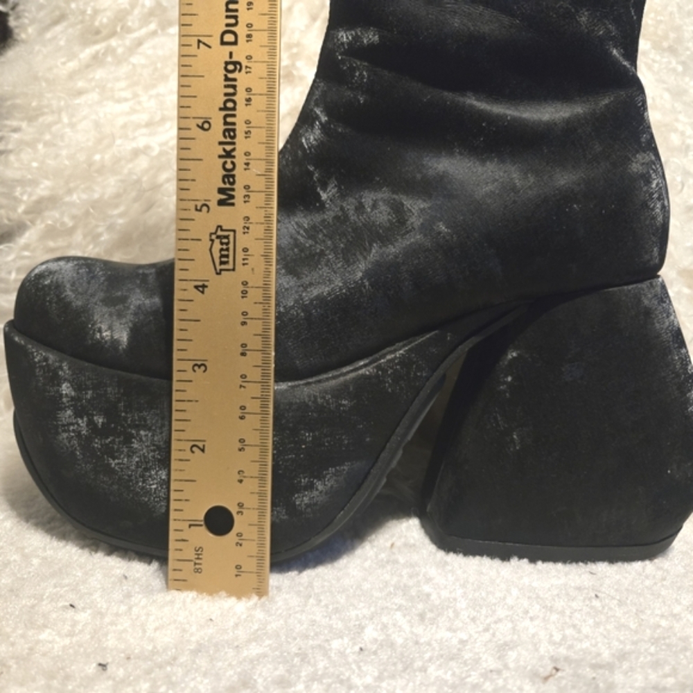 John Fluevog Superfly Jive Platform Boots - Picture 5 of 6